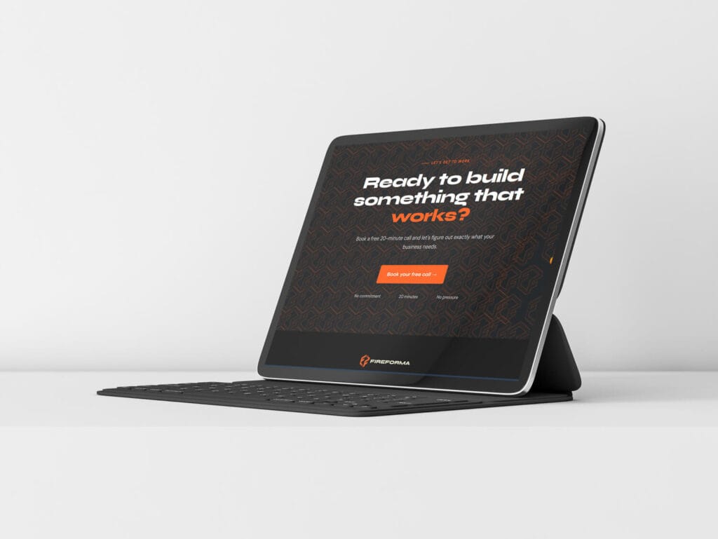 ipad mockup fireforma