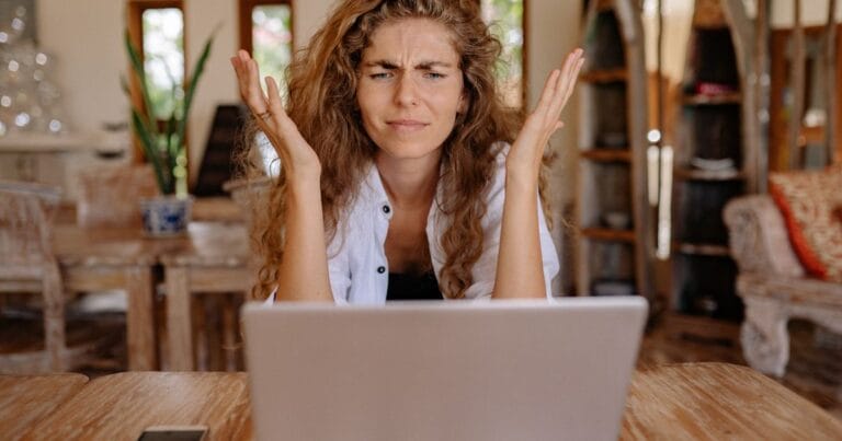 business owner wondering why their website is not generating sales