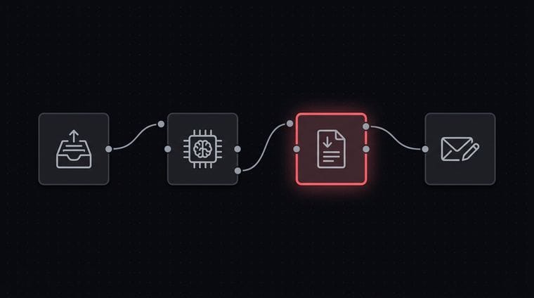 Diagrama de flujo: automatización de respuestas por email