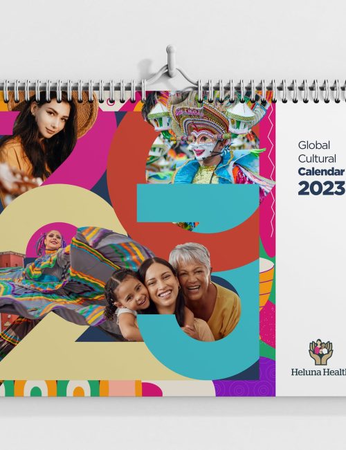 Diseño de portada de calendario